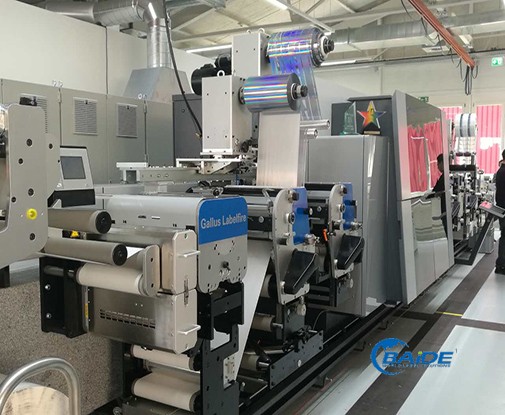 江西百得標簽印刷PS版UV輪轉印刷機